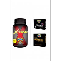 XTEND With Delay Wipes And Delay Condoms By Herbal Medicos